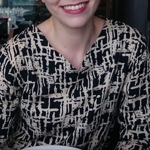 Elegant Geometric Long-Sleeved Dress